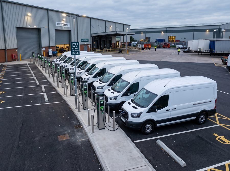 Fleet charging array